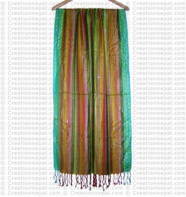 Dhaka design jari mixed cotton scarf88