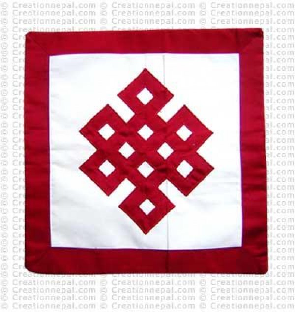 Patch-work knot cushion cover3