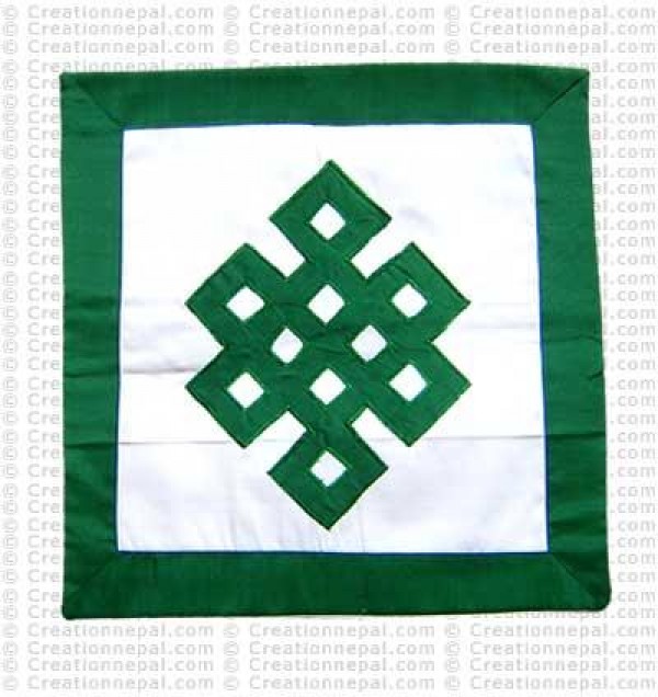 Patch-work knot cushion cover2