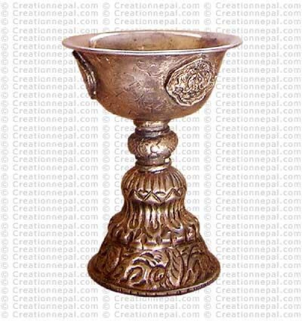Small butter lamp (white)
