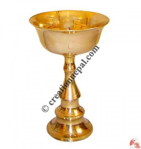 Plain medium butter lamp