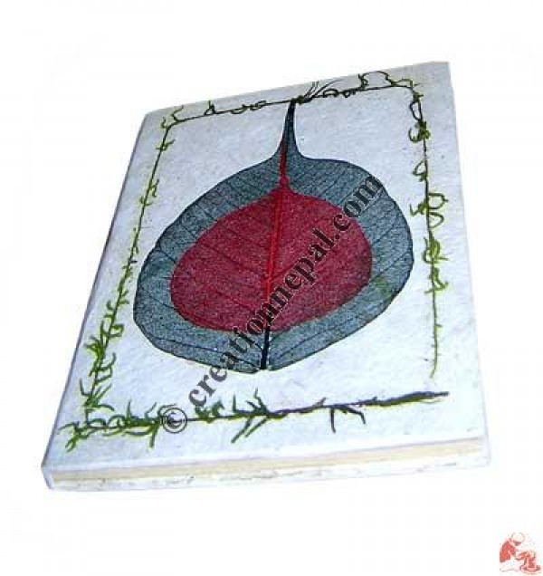 Double bodhi leaf notebook