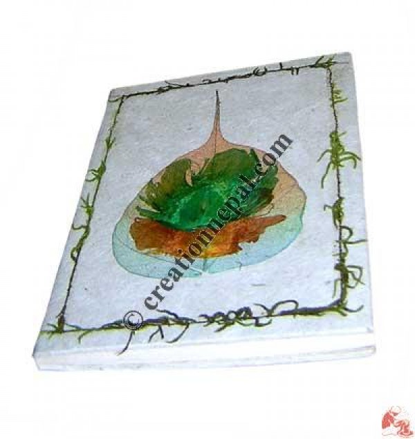 Two-color Bodhi leaf notebook-1