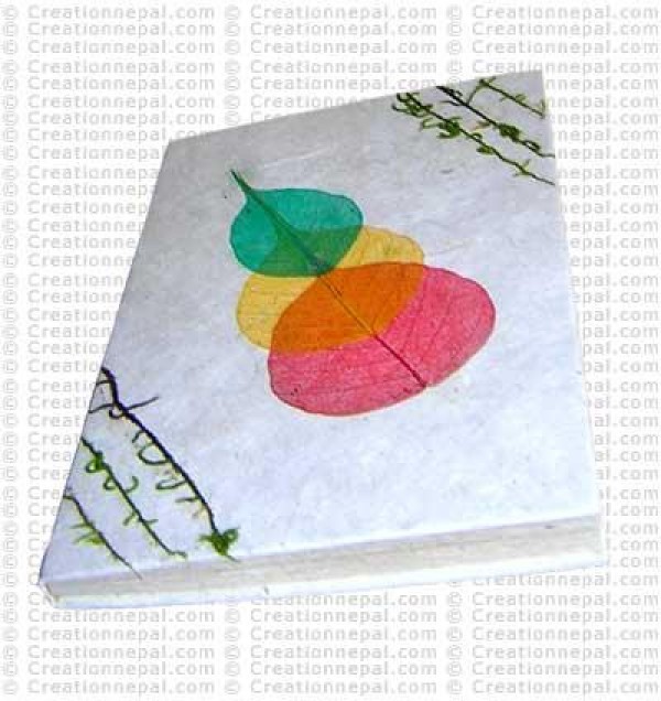 Three Bodhi leaf medium notebook-3