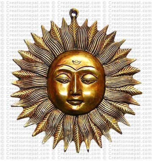 Antique color Large brass