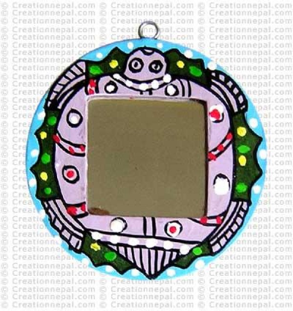 Mithila painting - tortoise mirror