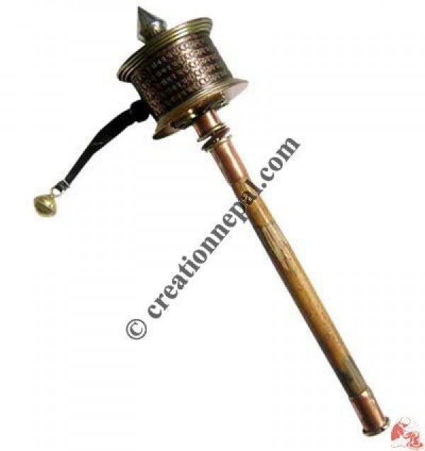 5 lines Mantra Mini prayer wheel2