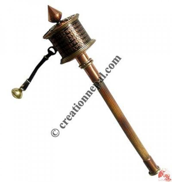 5 lines Mantra tiny prayer wheel3