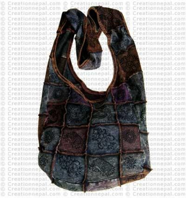 Stone wash rib cotton bag