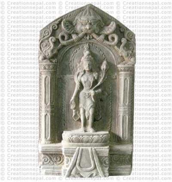 Lokeshwor - 10'' stone statue
