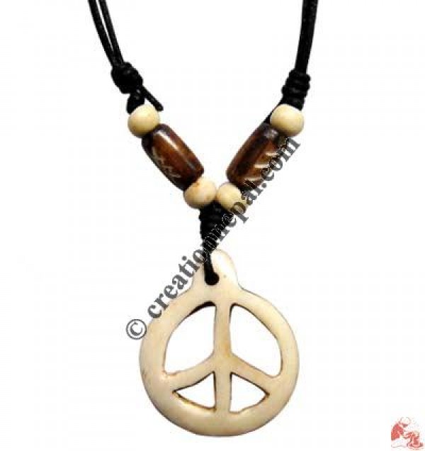 Carved bone pendant60