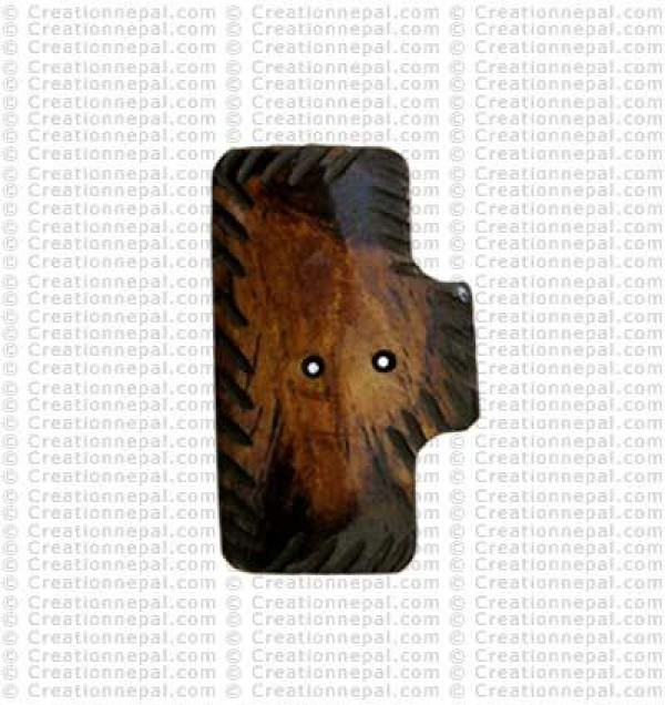 Pot shape bone large button2 (packet of 10)