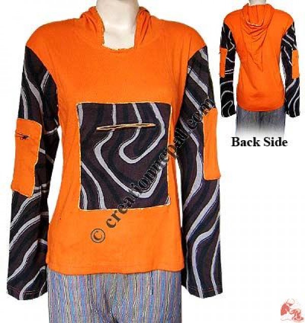 Front pocket ribbed jacket