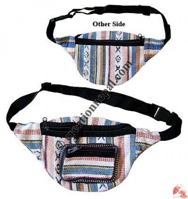 Gheri cotton front wallet belt bag