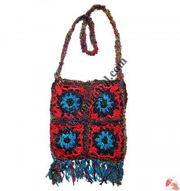 Recycled cotton patch join bag