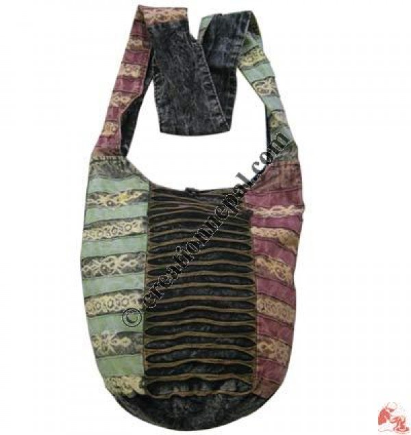 Patch-work layer cut lama bag 4