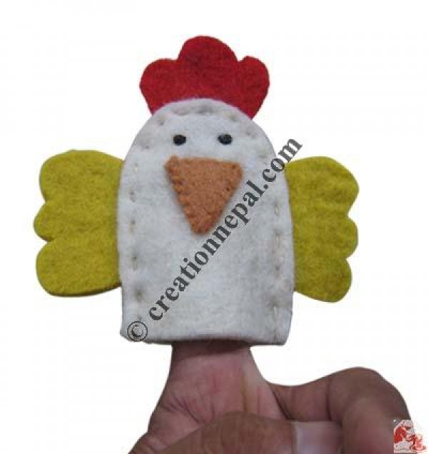 Hen design finger puppet