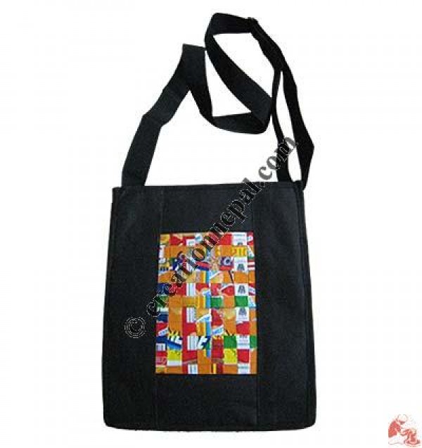 Black shoulder bag