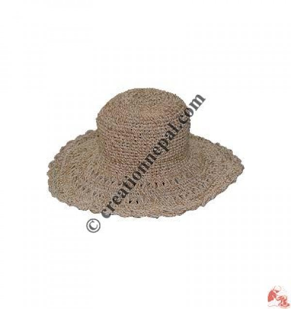 Hemp-cotton wire round hat7