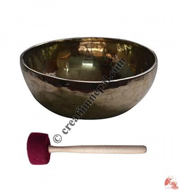 Shiny hand hammered jammed singing bowl2