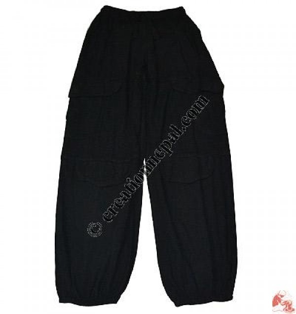 Front pocket cotton trouser