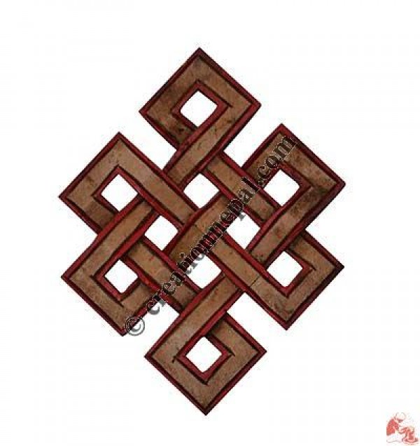 Medium size carved endless knot