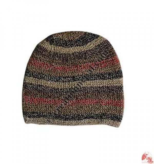 Hemp-cotton strappy crochet cap18