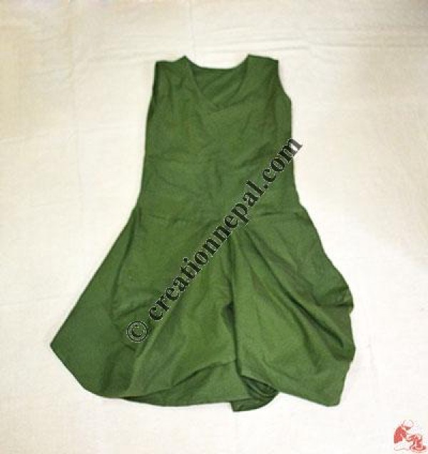 Baggie bottom cotton dress