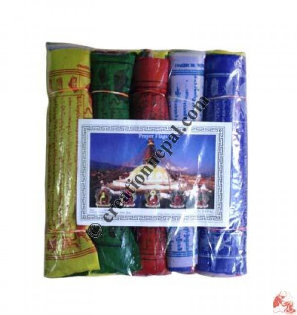 Cotton prayer flag25 (rolls of 5)