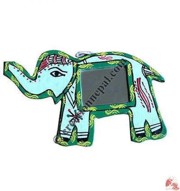 Mithila small elephant mirror