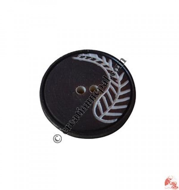Carved bone button9 (packet of 10)