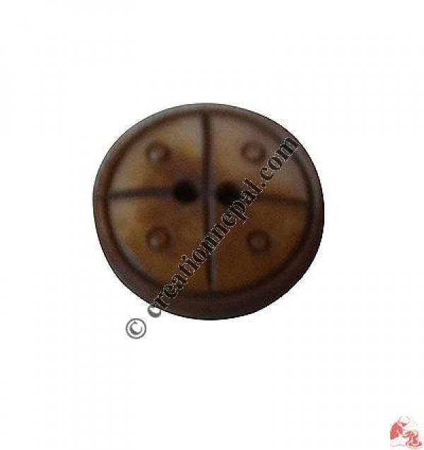 Carved bone button18 (packet of 10)