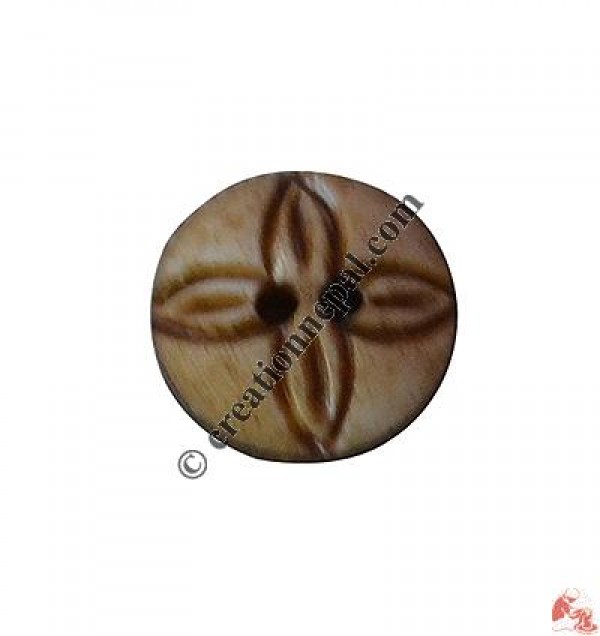 Tiny size bone button (packet of 10)
