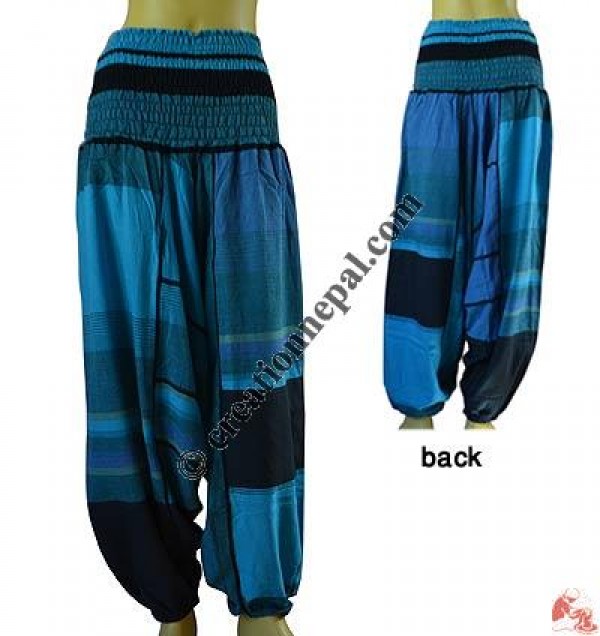 3-pattern cotton loose trouser