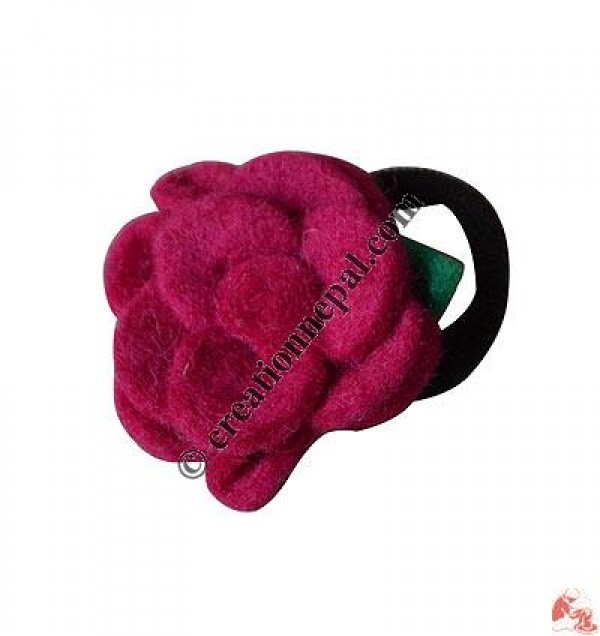 Single color 4-layer flower hairband