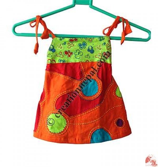 Sinkar cotton kids map dress