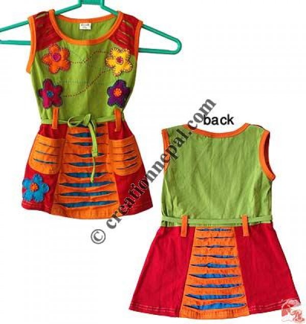 Sinkar kids flower-patch dress