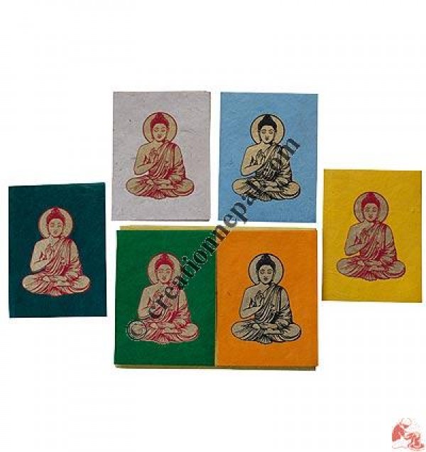 Buddha print cards set