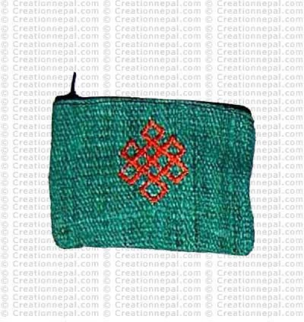 Hemp coin purse 1