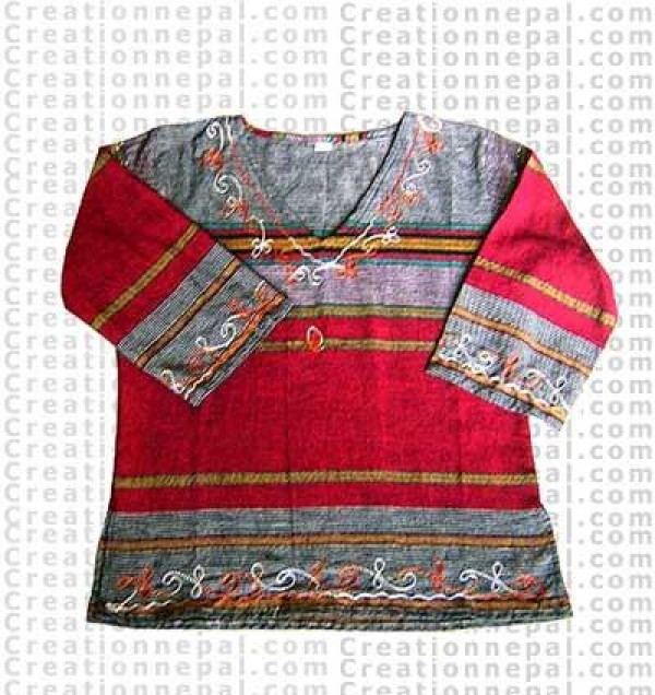 Stripes cotton Ladies top 3