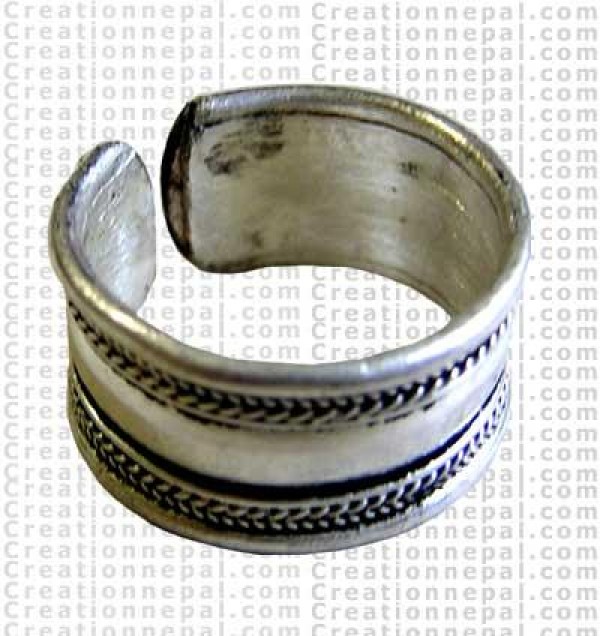 Plain finger ring