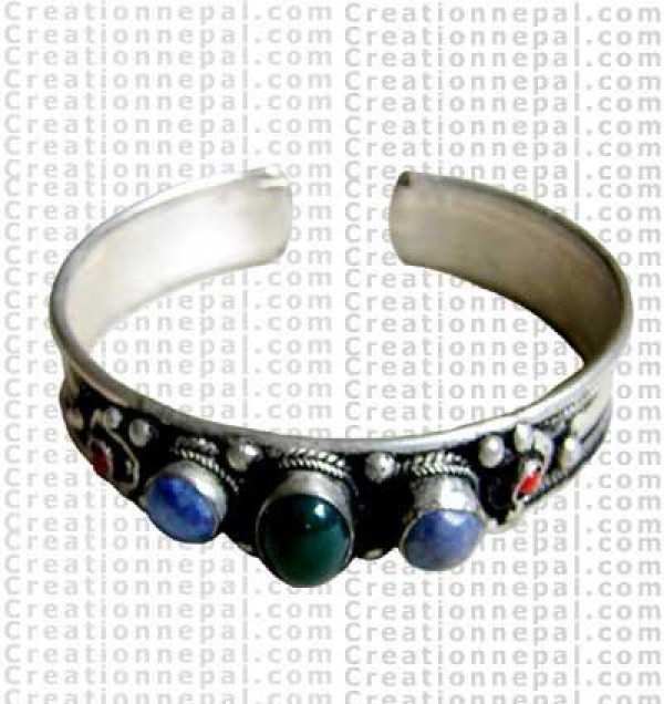 3 stone bangle