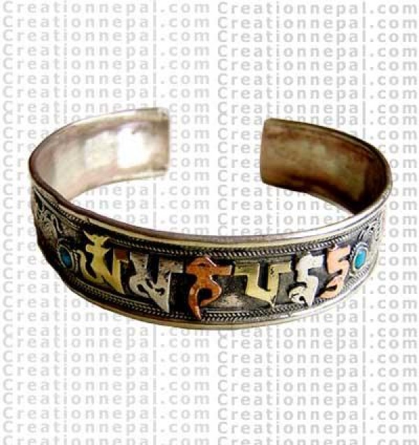 Filigree Om Bangle