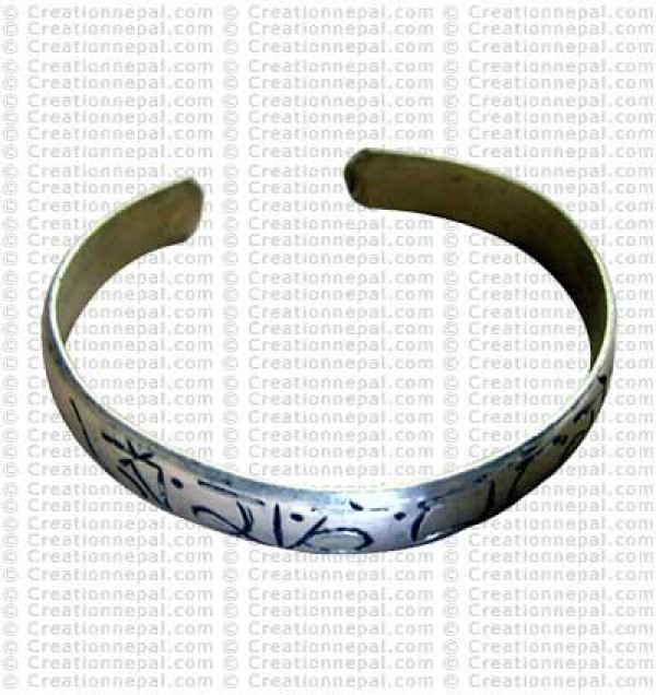 Tibetan carved bangle