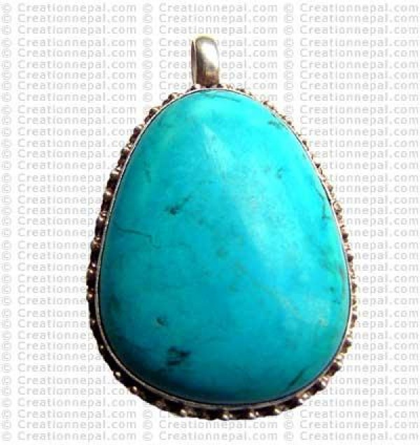 Large Turquoise pendant