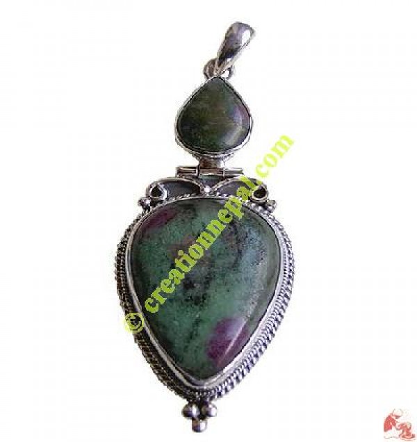Tear drop and round shape pendant