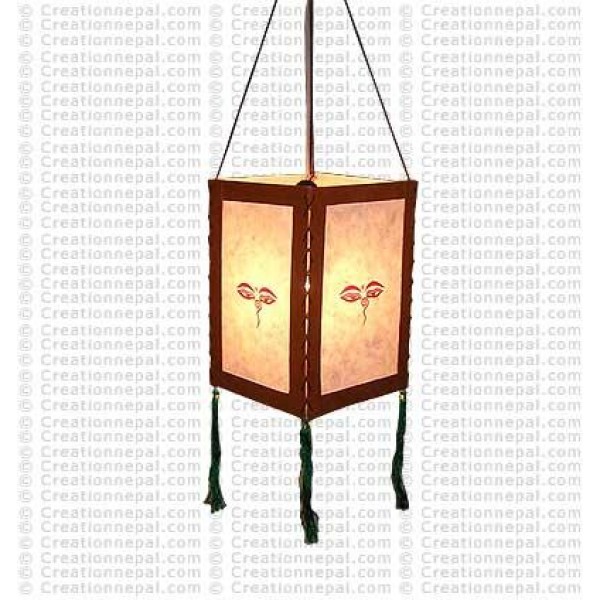 Lokta Paper Lampshade Buddha Eye Paper Lantern Paper Lamp Hanging Lamp 