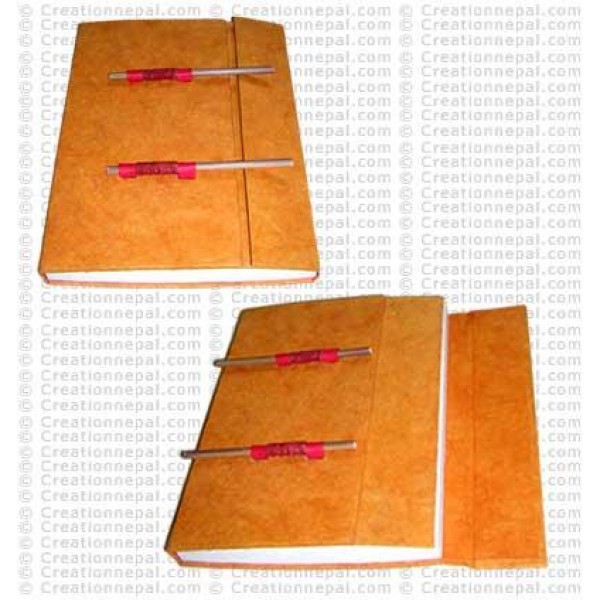 2-stick design folding notebook