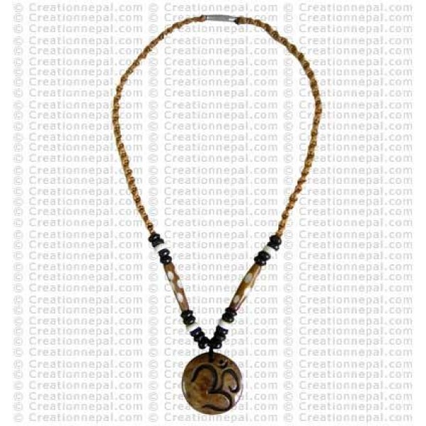 Sanskrit Om Amulet necklace 3