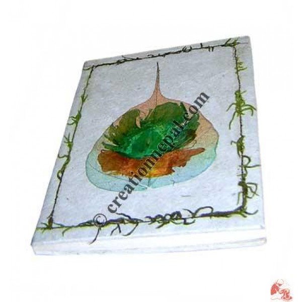 Two-color Bodhi leaf notebook-1